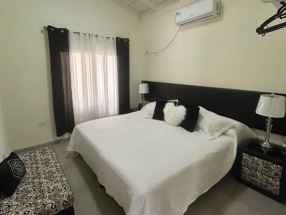 Bedroom with queen bed