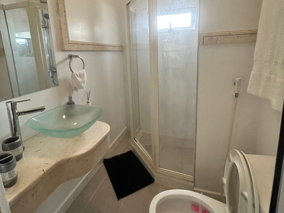 Bathroom with hot water